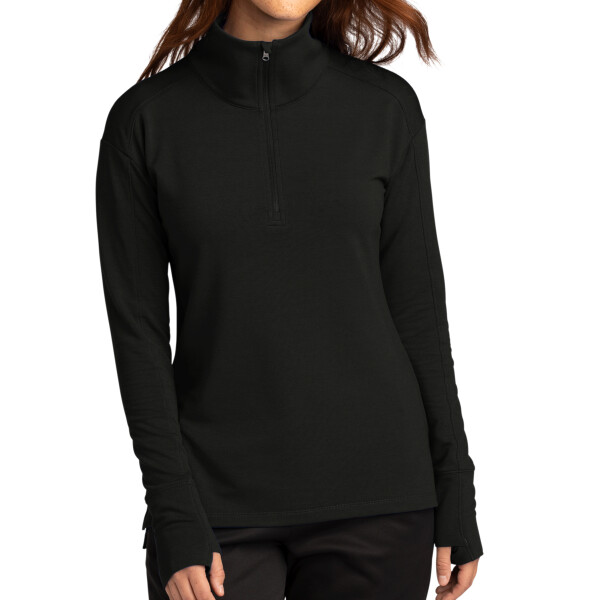 Custom No Minimum Sport-Tek Ladies Sport Wick Flex Fleece 1/4 Zip LST561 Front View