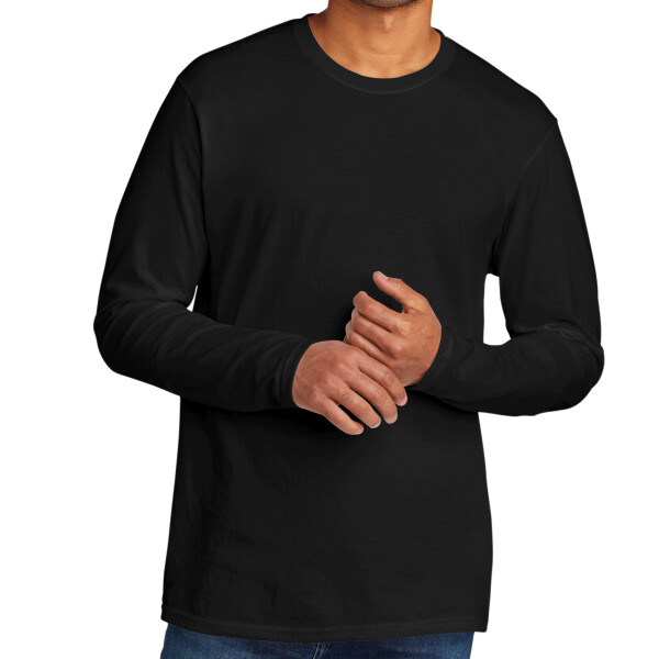 Custom No Minimum Tri Blend Long Sleeve PC330LS Front View