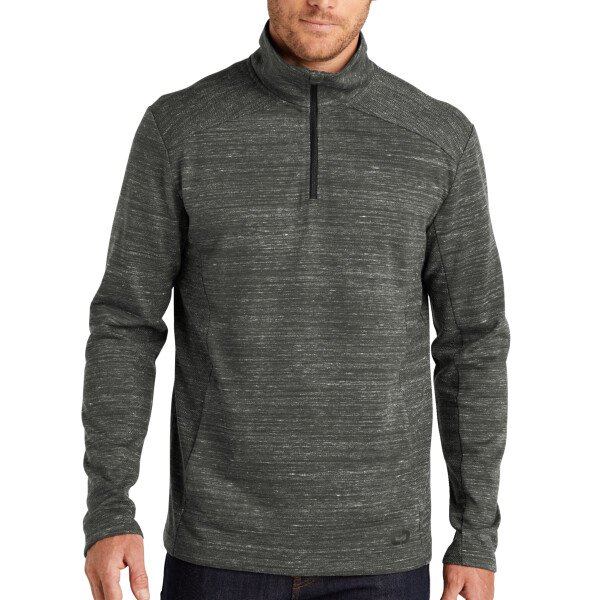No Minimum Custom Logo OGIO Flux 1/4 Zip OG823 Front
