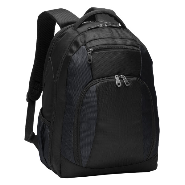 Custom No Minimum Port Authority Commuter Backpack BG205 Front View