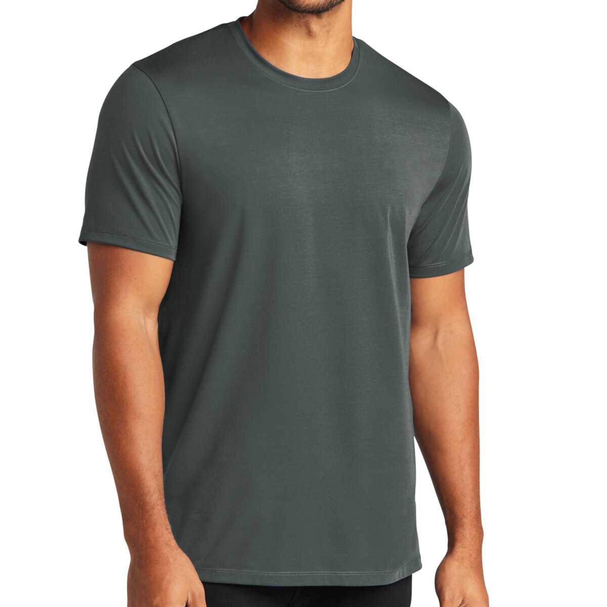 Custom No Minimum Mercer+Mettle Stretch Jersey Crew MM1016 Front View