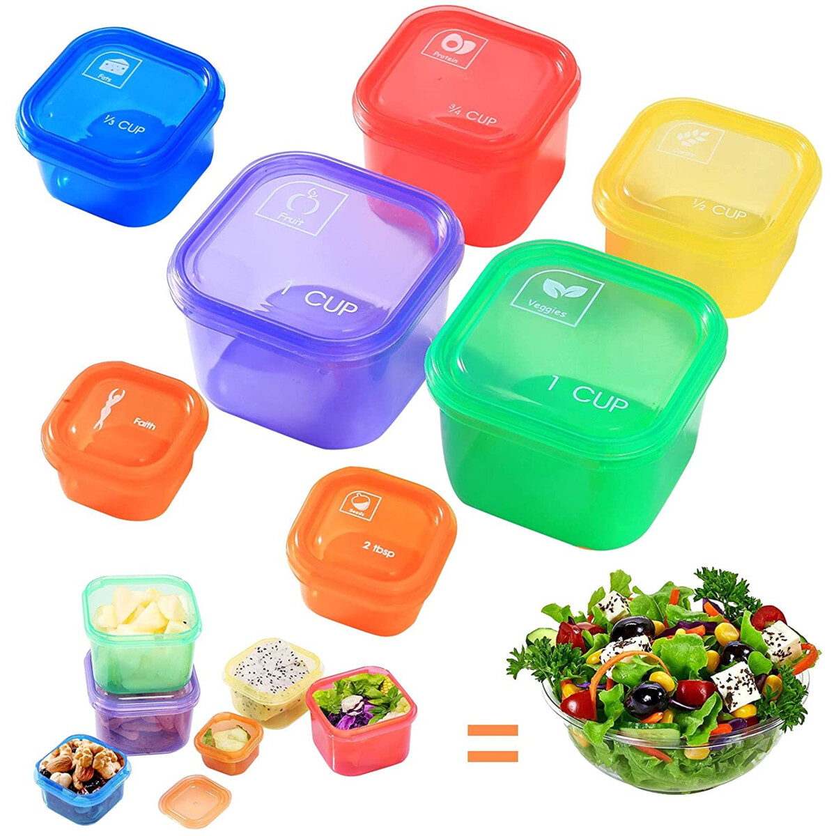 Custom Logo Portion containers 