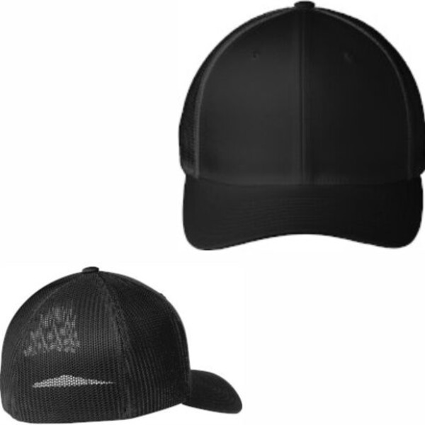 Custom No Minimum Flexfit Mesh Back Cap C812 Front View