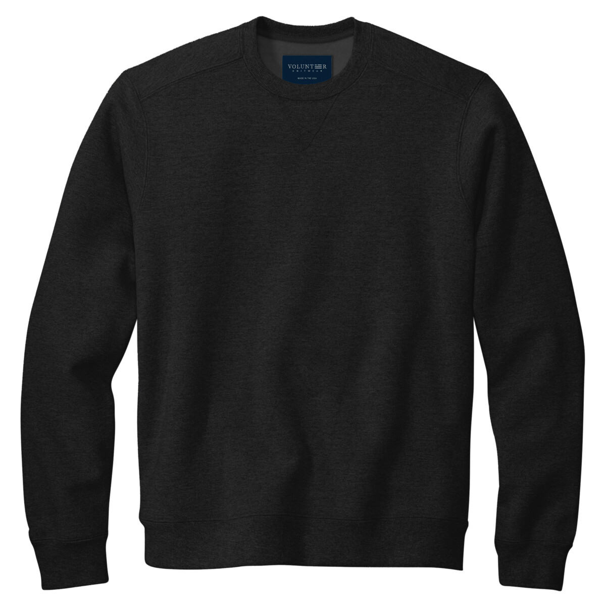 Custom No Minimum Volunteer Knitwear Chore Fleece Crewneck VL130 Front View