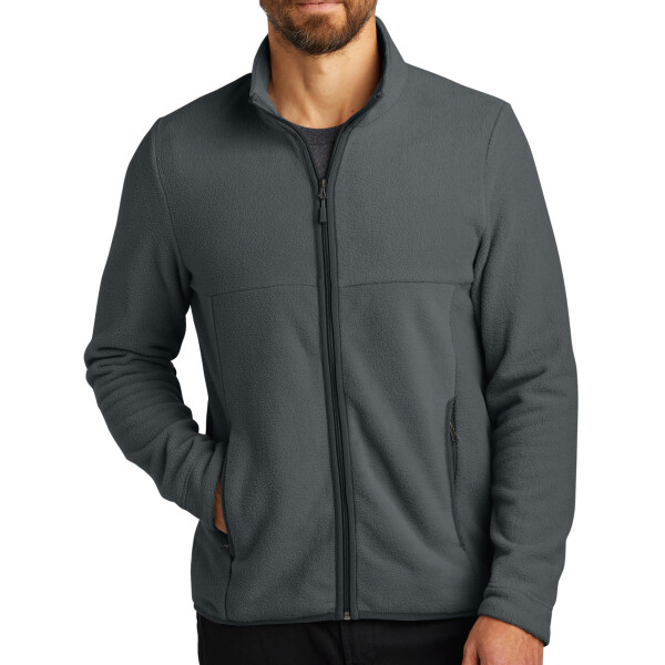 Custom No Minimum Port Authority Connection Fleece Jacket F110 Front View