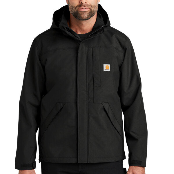 Custom No Minimum Carhartt Storm Defender Shoreline Jacket CT104670 Front View