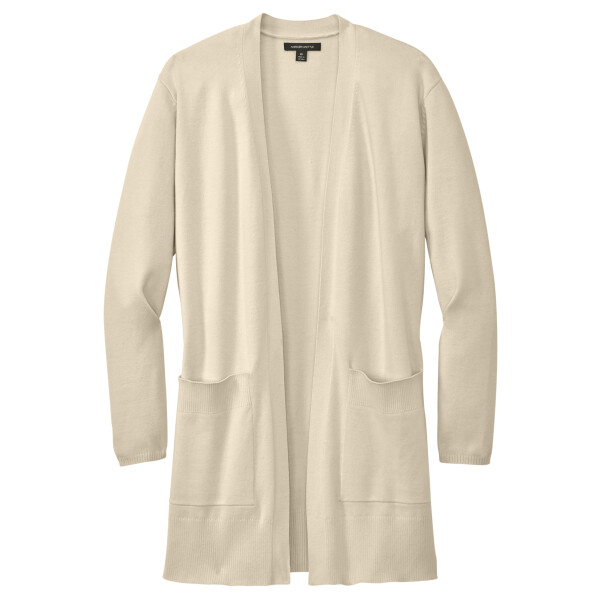 Custom No Minimum Mercer+Mettle Women's Open Front Cardigan Sweater MM3023 Front View