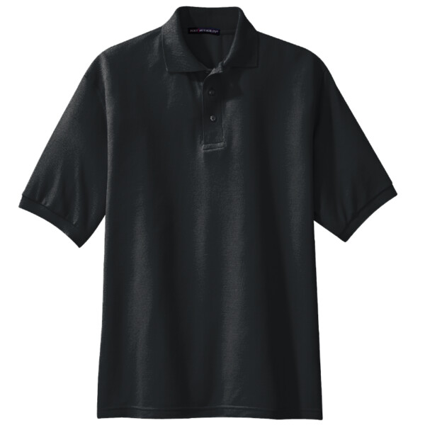 Custom No Minimum Port Authority Extended Size Silk Touch Polo K500ES Front View