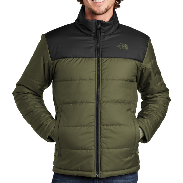 Custom No Minimum The North Face Chest Logo Everyday Insulated Jacket NFOA7V6J Front View