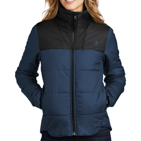 Custom No Minimum The North Face Ladies Chest Logo Everyday Insulated Jacket NFOA7V6K Front View