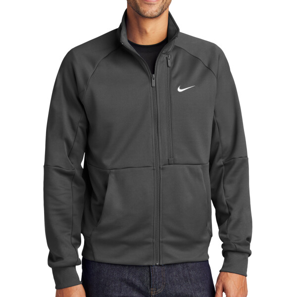 Custom No Minimum Nike Full Zip Chest Swoosh Jacket NKFD9891 Front View