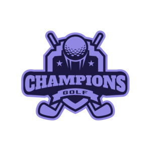 Champions Golf logo template Thumbnail