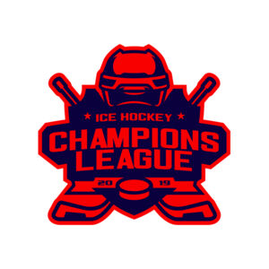 Champions League Ice Hockey logo template Thumbnail