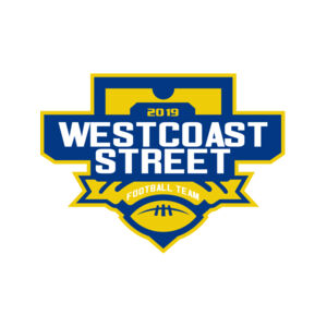 West Coast Street Football League logo template Thumbnail