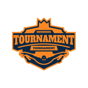 Swimming Tournament logo template Thumbnail