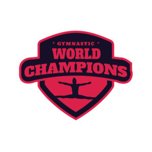 Gymnastic World Champions logo template Thumbnail