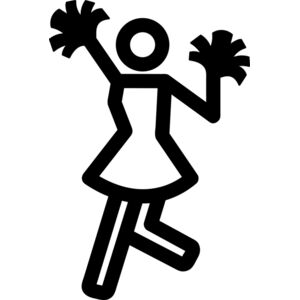 Cheerleading   Clipart 25 Thumbnail