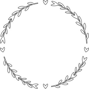 Floral Wreath Frame Thumbnail