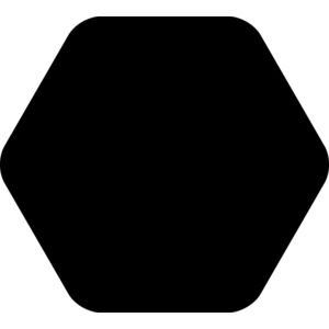 Rounded Hexagon Badge Thumbnail