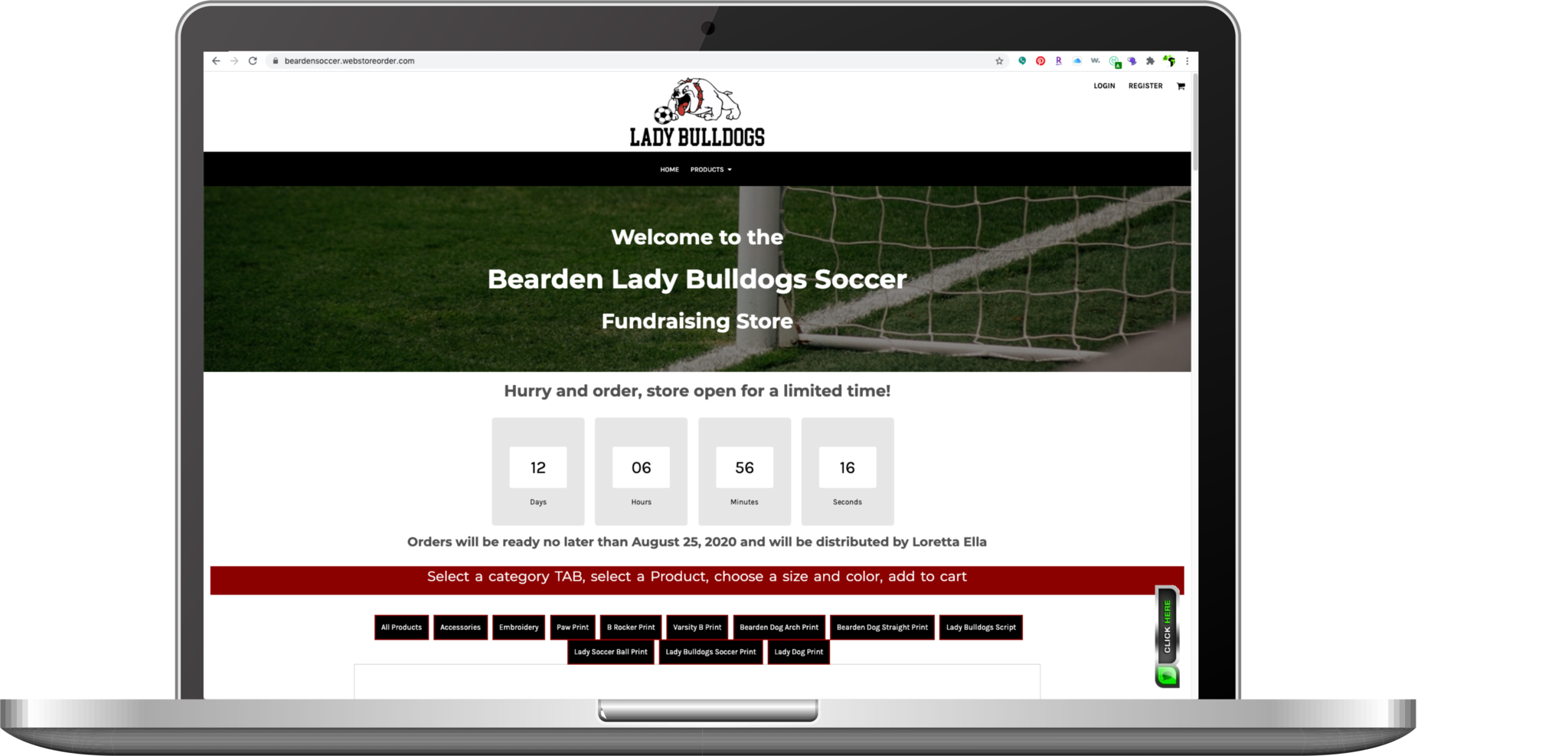 sample team portal store