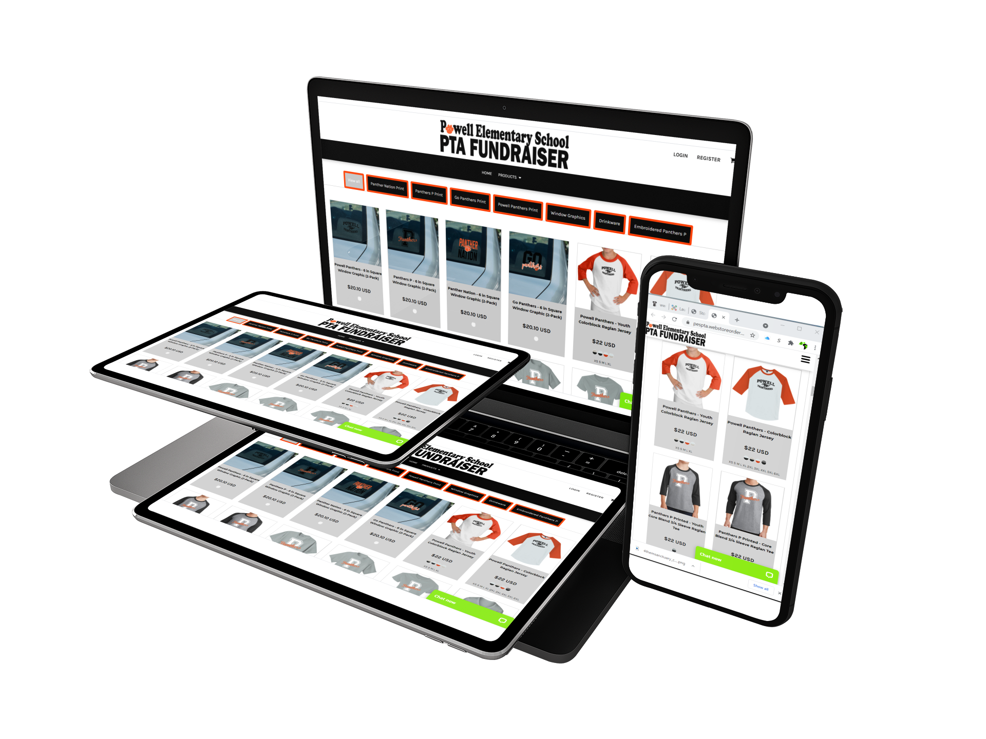 sample fundraising campaign store