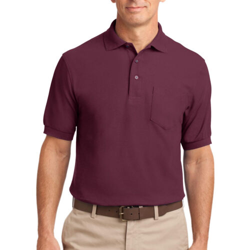 Tall Silk Touch™ Polo with Pocket Thumbnail