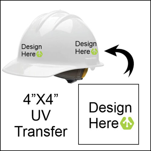 Hard Hat UV Film Transfers 4" X 4" (6-Pack) Thumbnail