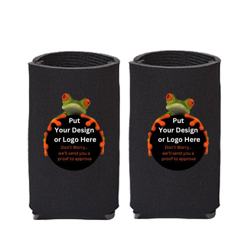 1-Day CUSTOM NO MINIMUM Printed Slim Can Holder Coolie (2-PK) Thumbnail