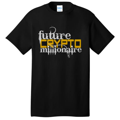 Future Crypto Millionaire customizable - Core Cotton Tee Thumbnail