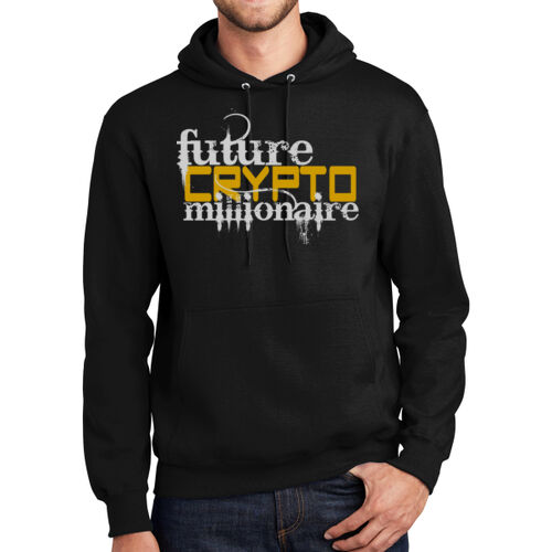 Future Crypto Millionaire customizable - Essential Fleece Pullover Hooded Sweatshirt Thumbnail