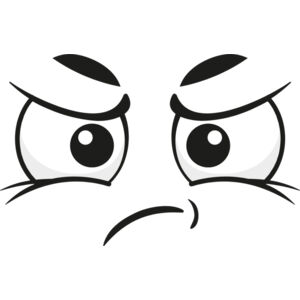 Cartoon Angry Face 8 Thumbnail
