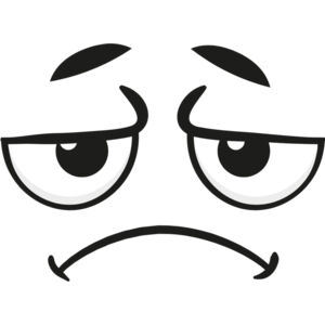 Cartoon Tired Face 3 Thumbnail