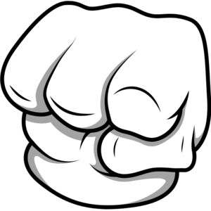 Cartoon Hand Fist Punch 1 Thumbnail