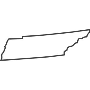 Tennessee Map Outline 1 Thumbnail