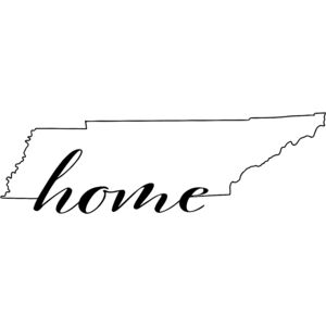 Tennessee Home Map Outline 1 Thumbnail
