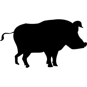 Pig Silhouette 3 Thumbnail