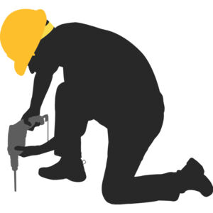 Construction Worker Silhouette 16 Thumbnail