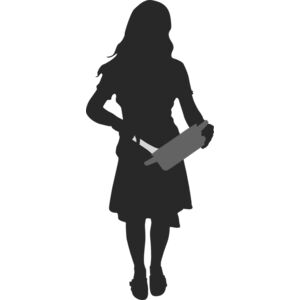 Housekeeper Cooking Silhouette 3 Thumbnail