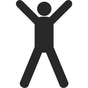 Exercise Jumping Jack Silhouette 1 Thumbnail