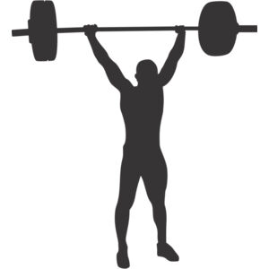 Exercise Weight Lifting Silhouette 10 Thumbnail