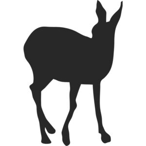 Deer Doe Silhouette 3 Thumbnail