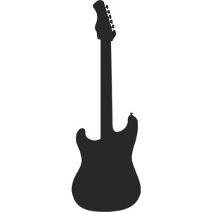 Electric Guitar Silhouette 2 Thumbnail