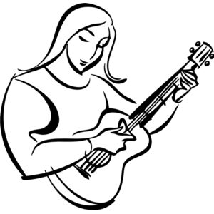 Girl Playing Guitar 2 Thumbnail