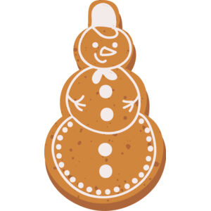 Gingerbread Cookie Snowman 1 Thumbnail
