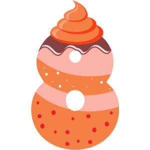 Eight Birthday Sweet Number 1 Thumbnail