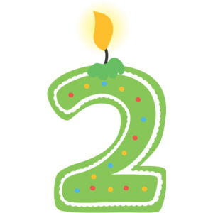 Two Birthday Candle Number 1 Thumbnail
