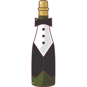 Wedding Groom Champagne Bottle 1 Thumbnail