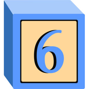 Toy Block Six 6 Thumbnail