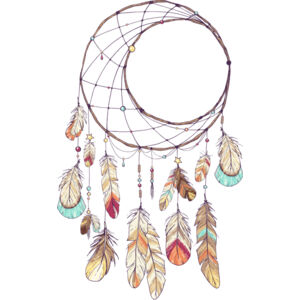 Watercolor Tribal Dream Catcher 1 Thumbnail
