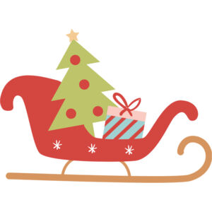 Christmas Santa Claus Sleigh 1 Thumbnail